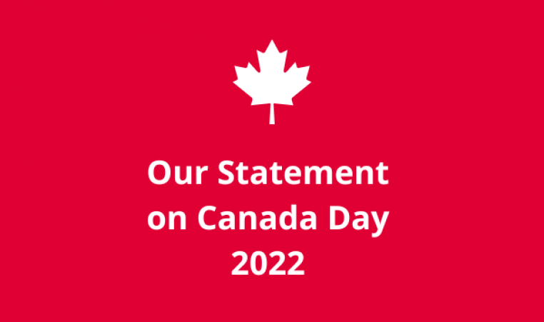 Our statement on Canada Day 2022
